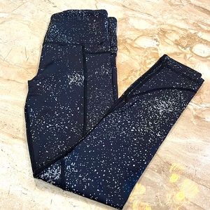 ZYIA Black Reflective Pocket Light n Tight Hi-Rise 7/8